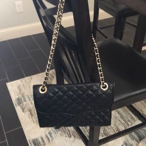 Gold and leather Rebecca Minkoff Bag
